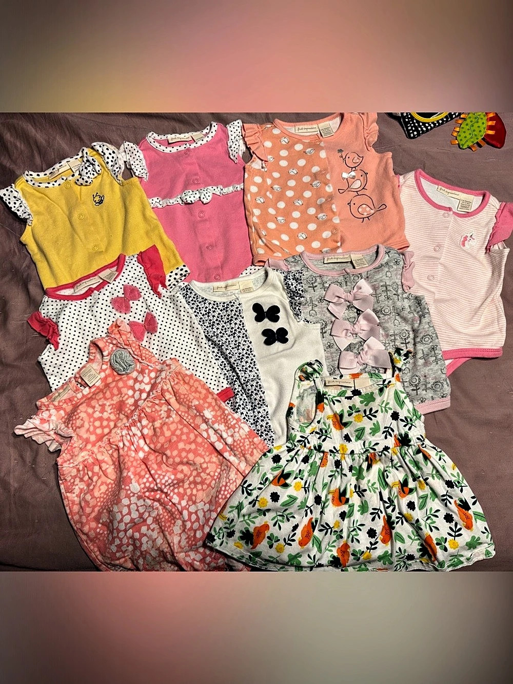 First Impressions Baby Girl 3-6M Outfit Bundle